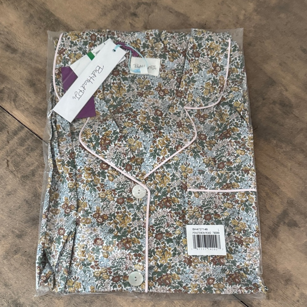 BedHead Floral Pajama Set - Green and Brown Liberty of London Edition!🇬🇧🇬🇧🇬🇧